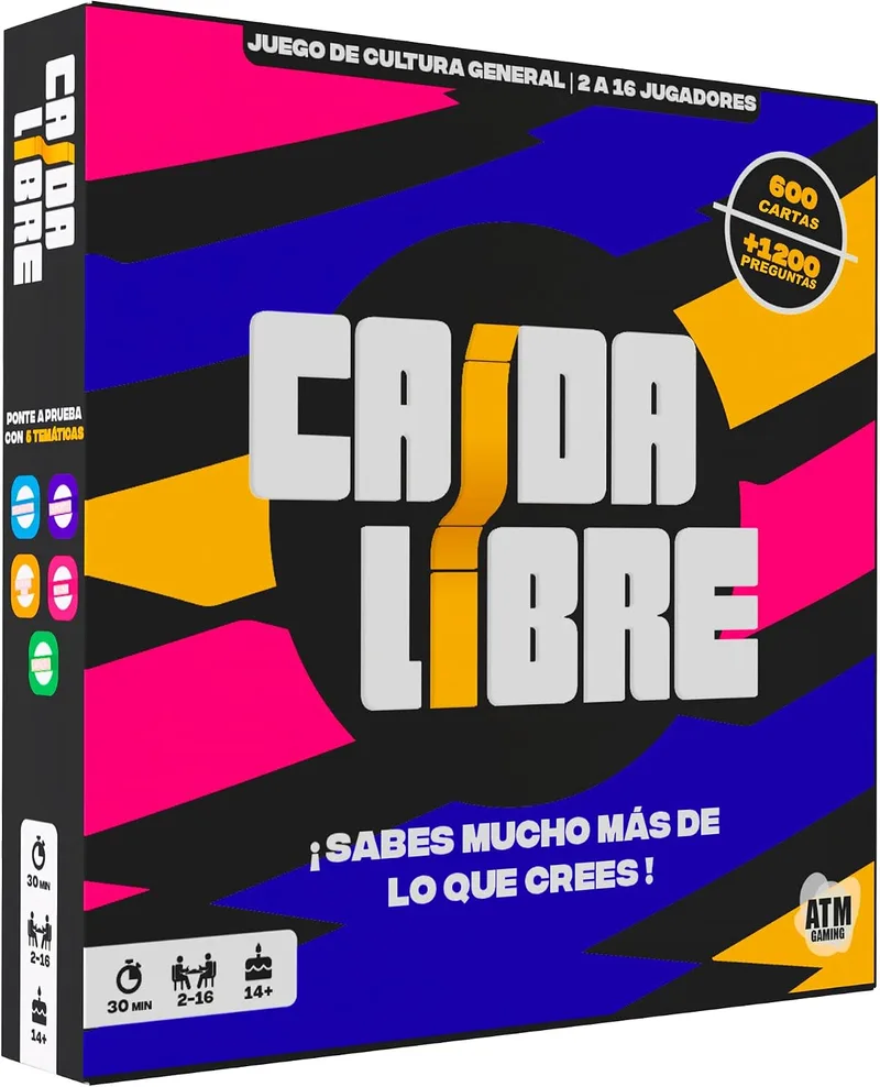ATM Gaming ▫️ Queda Livre - Jogo de perguntas e respostas e de cultura geral para a família e os amigos