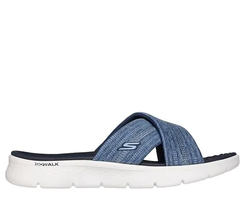 Skechers ▫️ On-the-go Go Walk Flex Sandal - Impressed Sandálias deslizantes para mulher 4