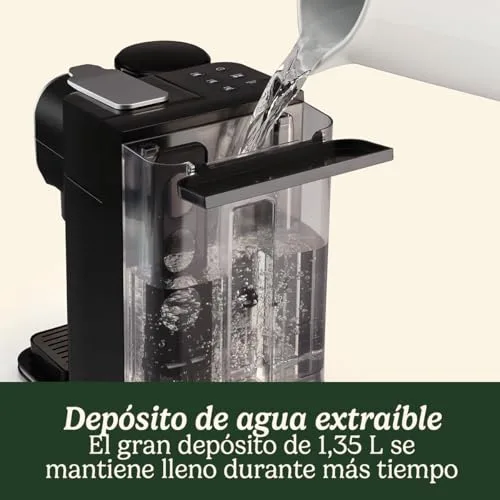 CUISINART ▫️ Cafeteira One Cup Grind And Brew | Café em grão, por chávena, monodose | Moinho cónico | Ajuste da intensidade do café, 3 tamanhos de chávena à escolha | Cápsula de filtro reutilizável | Preta 5