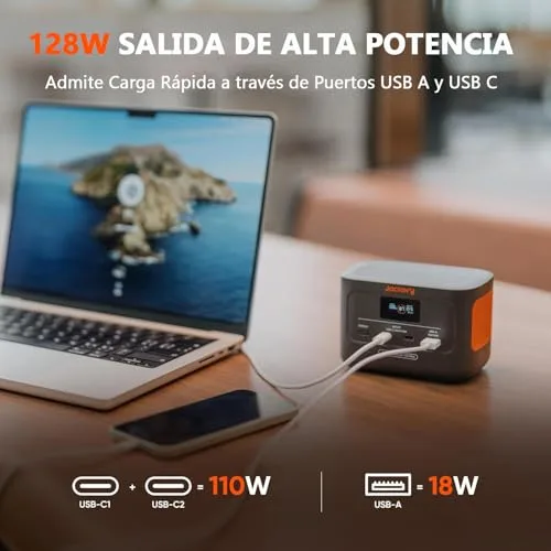 Jackery ▫️ Explorer 100 Plus – Estação de energia portátil de 99 Wh/31 000 mAh 3
