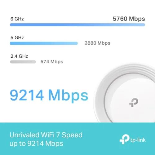 TP-Link ▫️ Deco BE65 (1 unidade) - Sistema Wi-Fi 7 Mesh, BE9300 tri-banda, MLO 4