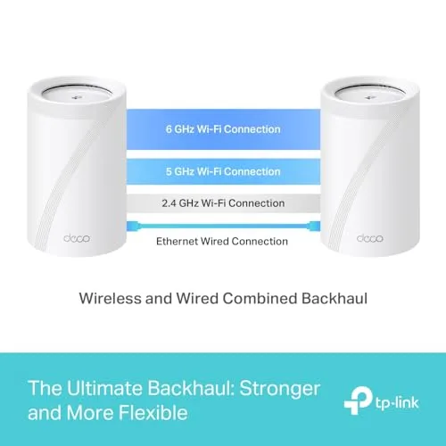 TP-Link ▫️ Deco BE65 (1 unidade) - Sistema Wi-Fi 7 Mesh, BE9300 tri-banda, MLO 7