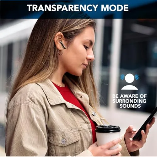 cellularline ▫️ Auscultadores intra-auriculares sem fios com estojo de carregamento - Bluetooth - com tecnologia ANC e ENC - Autonomia total de 18 horas - Branco 6