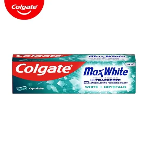 Colgate ▫️ Max White Cristais Brancos, Pasta de dentes branqueadora, 12 x 75 ml 2