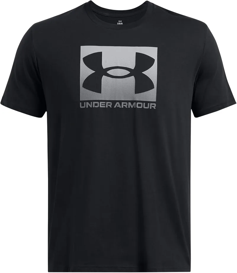 Under Armour ▫️ UA ABC Camo Boxed Logo SS Graph Manga curta para homem