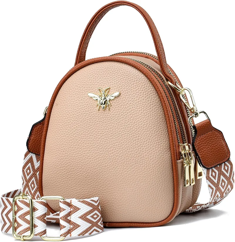 BAIKELI ▫️ Mala a tiracolo pequena e leve para mulher, mala de ombro elegante para a carteira ou o telemóvel