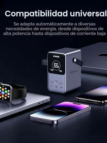 UGREEN ▫️ Power Bank 300 W, 48 000 mAh, carregamento rápido portátil 7