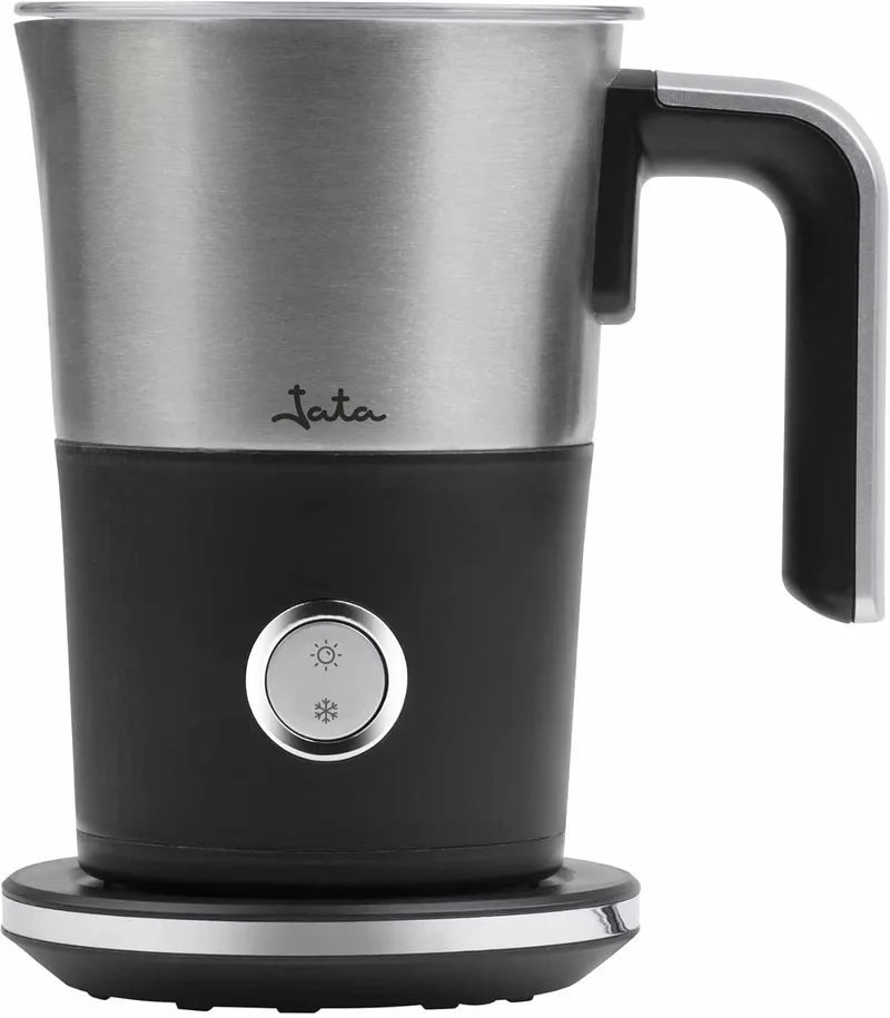 Jata ▫️ JECL1900 - Espumador de leite elétrico automático, aquecedor de leite para espuma fria e quente. Para café, cappuccino, macchiatos, leite quente. 150 ml. 550 W