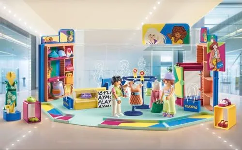 PLAYMOBIL ▫️ myLife 71534 Loja de moda, uma experiência de compras emocionante na loja de moda, que inclui caixa registadora, vitrina e muitas peças de roupa; brinquedos para crianças a partir dos 5 anos 3