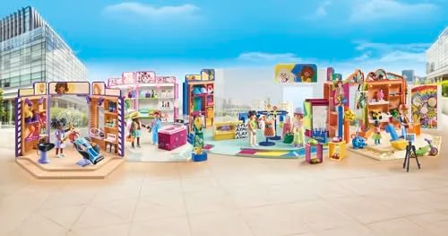 PLAYMOBIL ▫️ myLife 71534 Loja de moda, uma experiência de compras emocionante na loja de moda, que inclui caixa registadora, vitrina e muitas peças de roupa; brinquedos para crianças a partir dos 5 anos 7