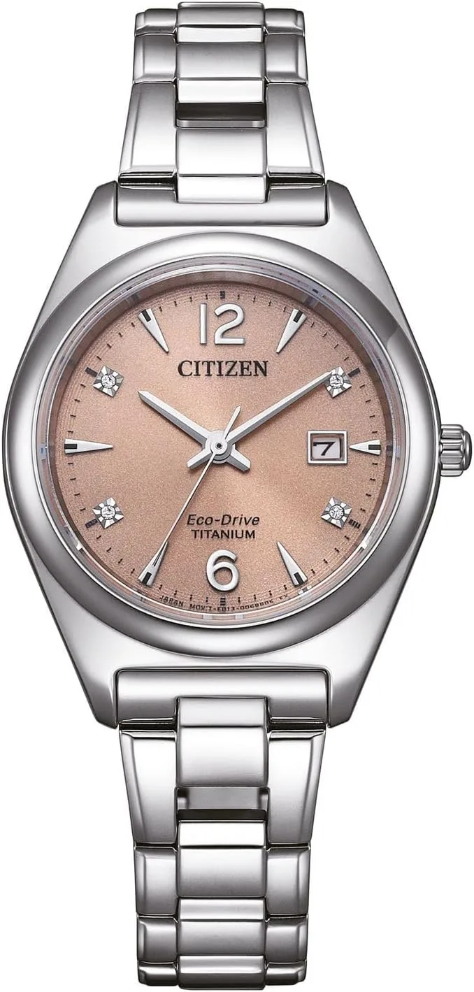 Citizen ▫️ Relógio EW2601-81Z, Prateado, Tamanho único, Bracelete