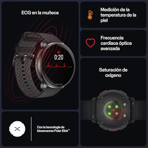 Polar ▫️ Vantage V3 – Relógio multidesportivo com GPS e ecrã AMOLED 2