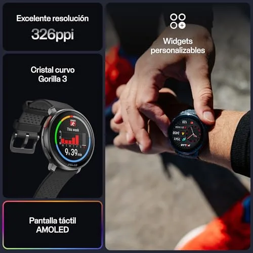 Polar ▫️ Vantage V3 – Relógio multidesportivo com GPS e ecrã AMOLED 3