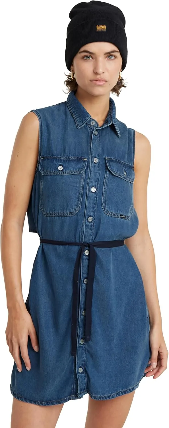 G-STAR ▫️ Vestido Soft Cargo para Mulher