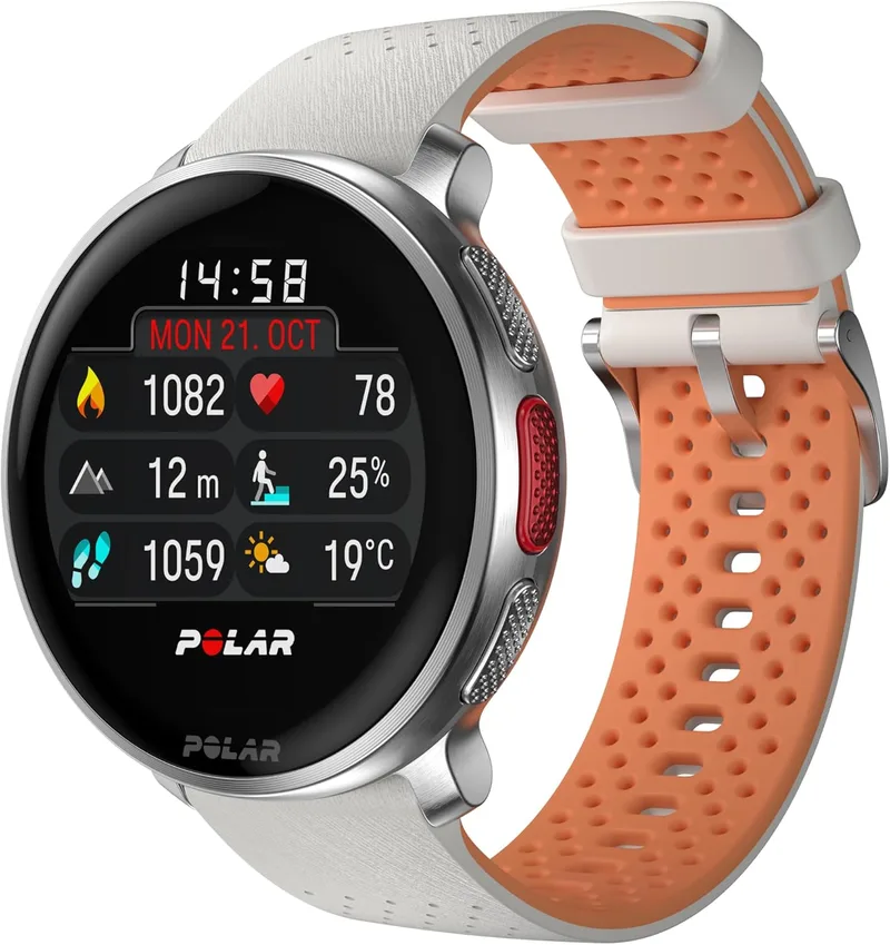Polar ▫️ Vantage V3 - Relógio desportivo com GPS, monitor de ritmo cardíaco avançado, bateria de longa duração, relógio inteligente para homem e mulher, mapas offline, relógio de corrida, relógio de triatlo, relógio de triatlo