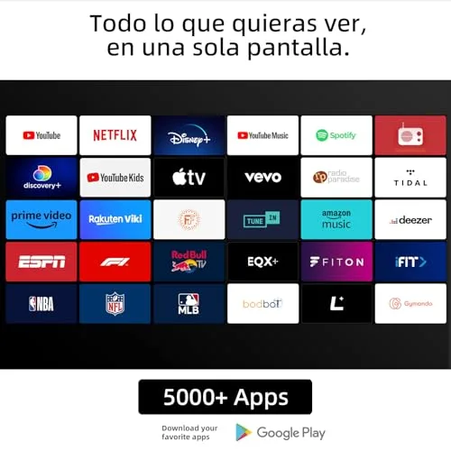 CHiQ ▫️ U55QG7V - Smart TV de 55 polegadas com ecrã QLED, UHD, Dolby Vision HDR10, compatível com Alexa, Assistente do Google, BT 5.0, HDMI 2.0, USB 2.0, H.264, H.265, modelo preto de 2023 7