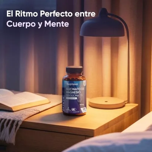 WeightWorld ▫️ Glicinato de magnésio 1432 mg com vitamina B6 – 180 cápsulas veganas 3