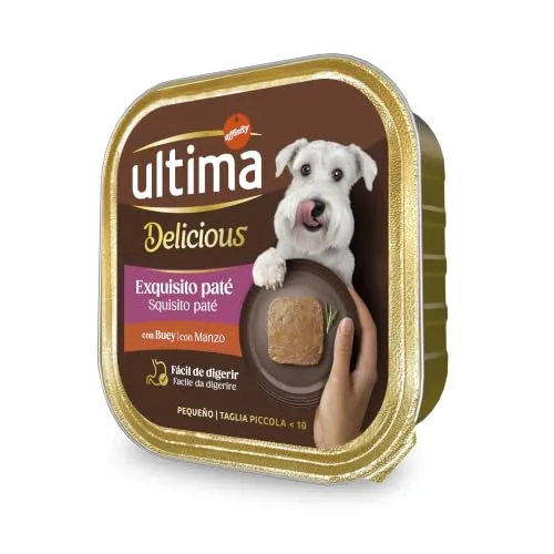 ultima ▫️ Fit & Delicious para Cães - Mini patê em pote, Sabor de Boi - Caixa de 22 x 150 g 2