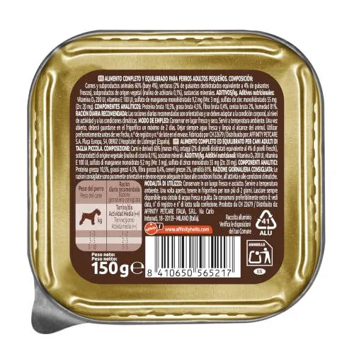 ultima ▫️ Fit & Delicious para Cães - Mini patê em pote, Sabor de Boi - Caixa de 22 x 150 g 3