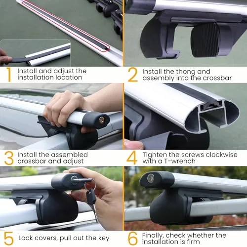 MAGIC SELECT ▫️ Barras de tejadilho para automóvel - Porta-bagagens 6