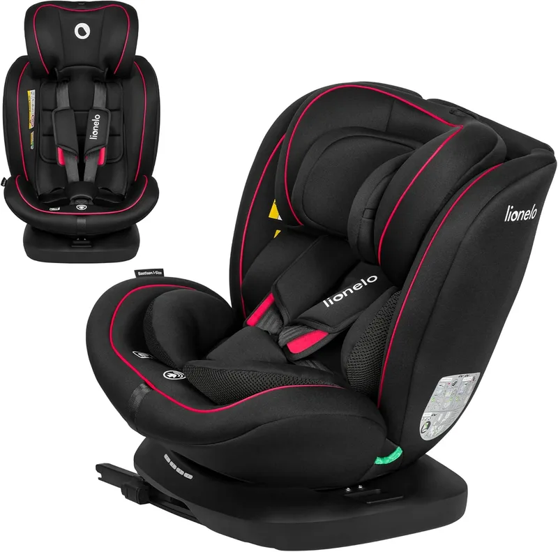 lionelo ▫️ Cadeira auto giratória Bastiaan i-Size 360° para crianças dos 0 aos 36 kg e dos 40 aos 150 cm, instalação facial e bidirecional, ISOFIX Ring TopTether