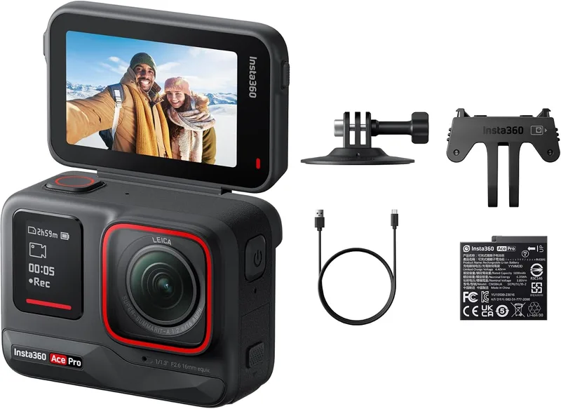 Insta360 ▫️ Ace Pro - Câmara de ação concebida em colaboração com a Leica