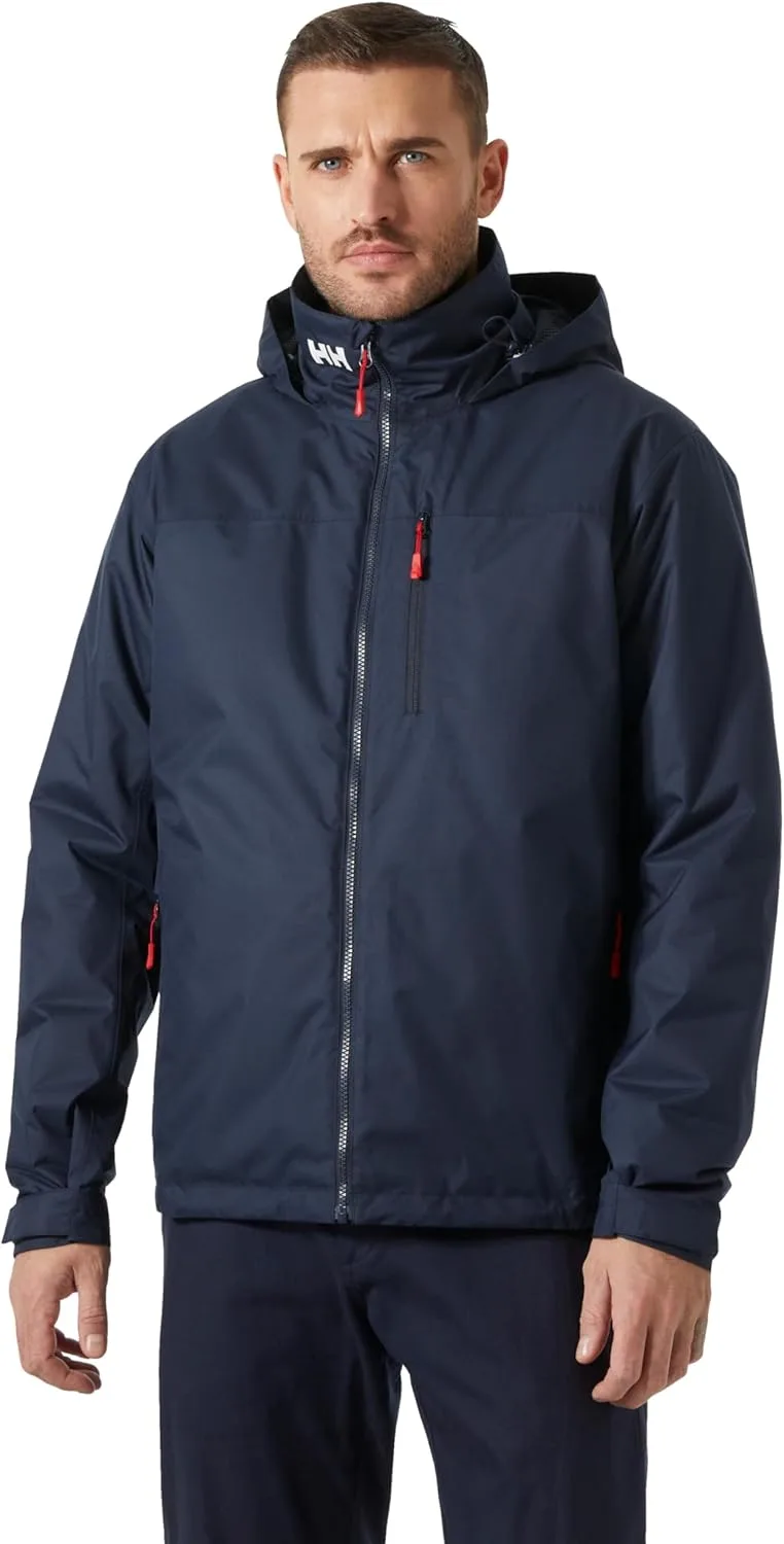 Helly Hansen ▫️ Casaco com capuz para homem Midlayer Crew Jacket 2 - Casaco de exterior com isolamento à prova de água