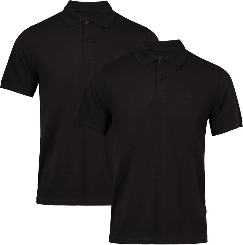 DANISH ENDURANCE ▫️ Polo de manga curta para homem em algodão orgânico, camisola elegante, suave e confortável, embalagem de 1 ou 2 peças