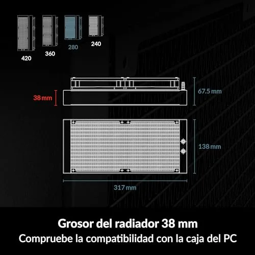 ARCTIC ▫️ Liquid Freezer III 280 A-RGB (branco) - Refrigeração líquida para PC 2