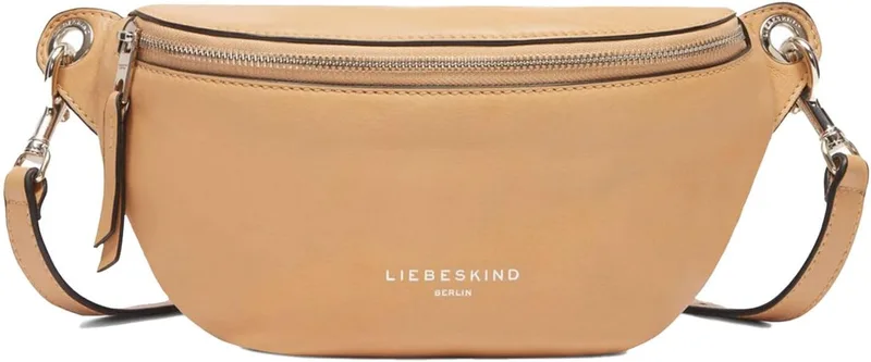 Liebeskind Berlin ▫️ Bolsa de ombro em pele Bolsa de ombro em pele Bolsa com alça Sazonal Noos Sheep Natural Tavia Belt Bag Bege