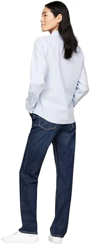 Tommy Hilfiger ▫️ Blusa de senhora, corte regular, camisa de algodão 2
