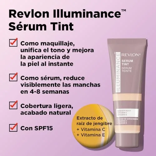 REVLON ▫️ Illuminance Serum Tint, Soro com Cor, Tom 213 LIGHT NATURAL 4