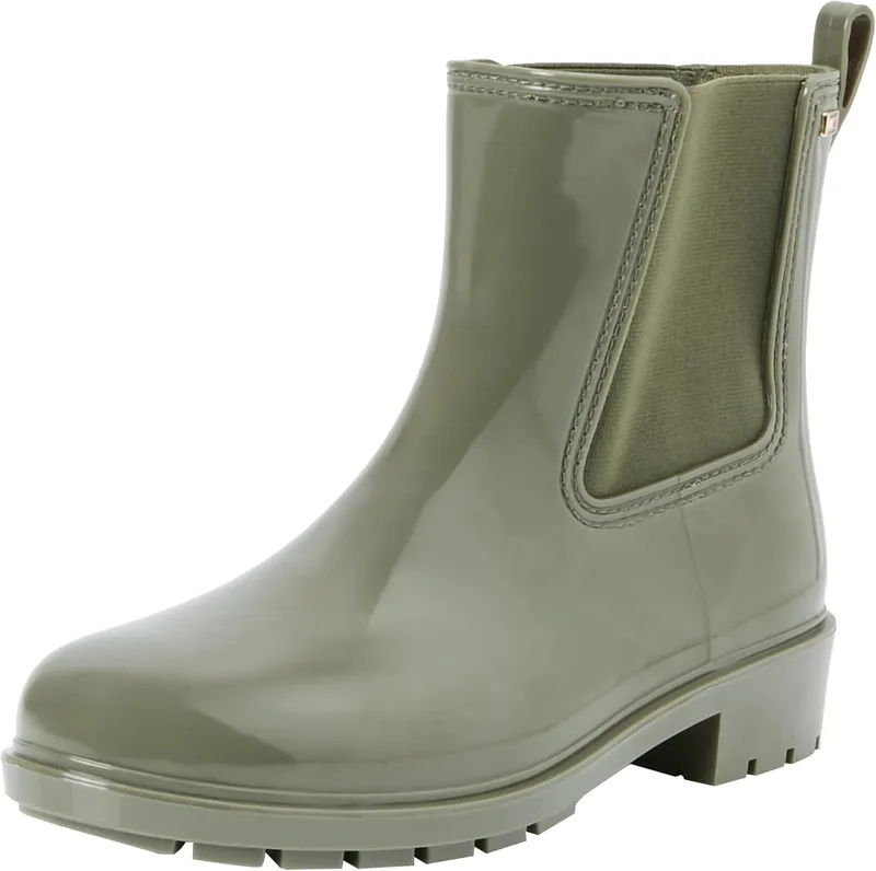 Tommy Hilfiger ▫️ Botas de chuva para mulher Flag Rainboot antiderrapantes