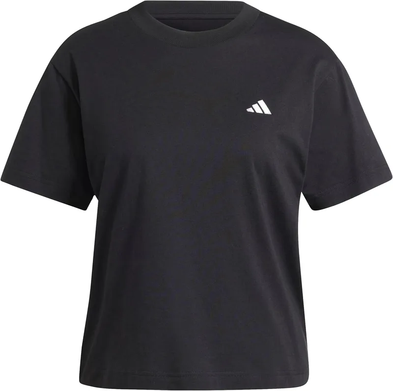 adidas ▫️ T-Shirt com logótipo pequeno Essentials T-Shirt de manga curta para mulher