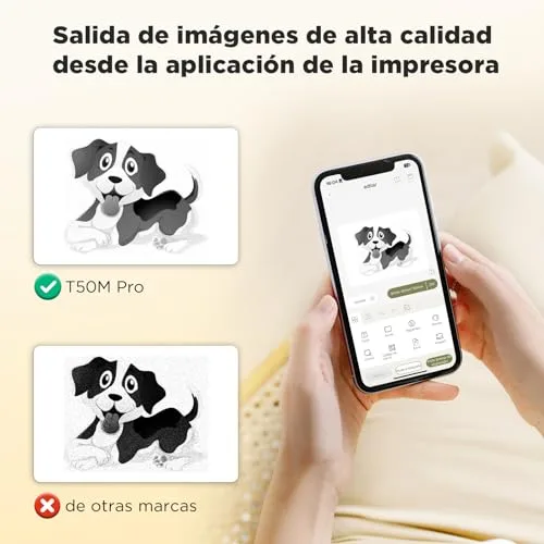 SUPVAN ▫️ T50M Pro – Etiquetadora Bluetooth compatível com mais de 80 etiquetas grandes 4