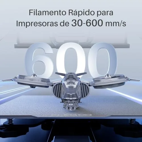 ELEGOO ▫️ Filamento PLA+ de alta velocidade 1,75 mm, 1 kg, branco 2