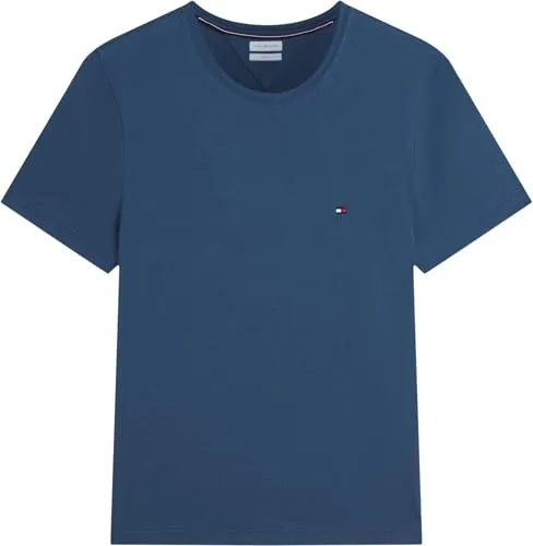 Tommy Hilfiger ▫️ Camiseta de manga curta para homem, elástica, corte justo, com gola redonda 5