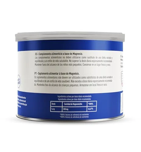 Drasanvi ▫️ CITRATO DE MAGNÉSIO EM PÓ | Para o cansaço e a fadiga | Citrato de magnésio em pó | Articulações fortes | Sabor a limão | 200 g = 125 dias | Citrato de magnésio 6