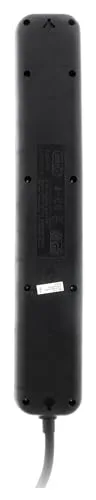 Zenitech ▫️ Barra de ligação de 6 V com interruptor, 1,4 m - 3G1,5-HO5VV-F Preto 4