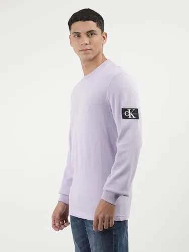 Calvin Klein ▫️ Jeans Camiseta de manga comprida para homem Badge Waffle LS tee Basic 3