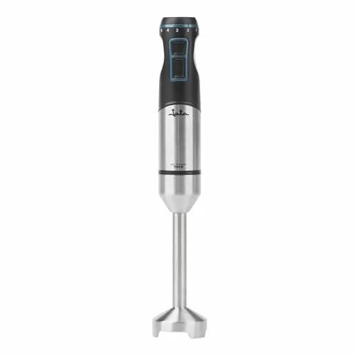 Jata ▫️ JEBT1791 - Batedeira de mão potente de 1500 W, batedeira de braço em aço inoxidável com picador, copo medidor com tampa, 4 lâminas de aço inoxidável, regulador eletrónico e 15 000 RPM 3