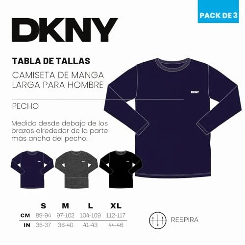 DKNY ▫️ Camisola Warriors para homem (conjunto de 3) 6