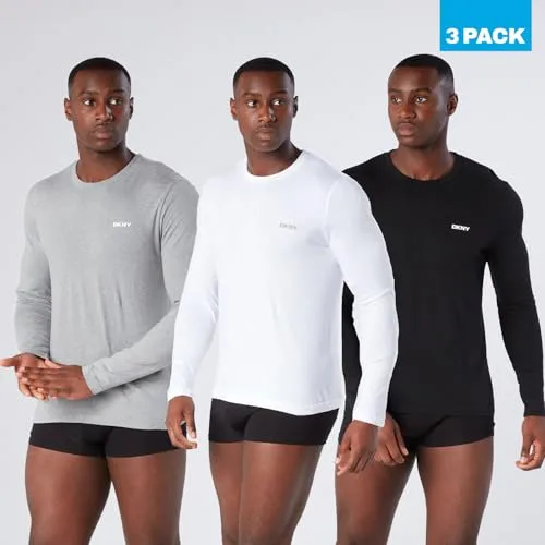 DKNY ▫️ Camisola Warriors para homem (pacote de 3) 2