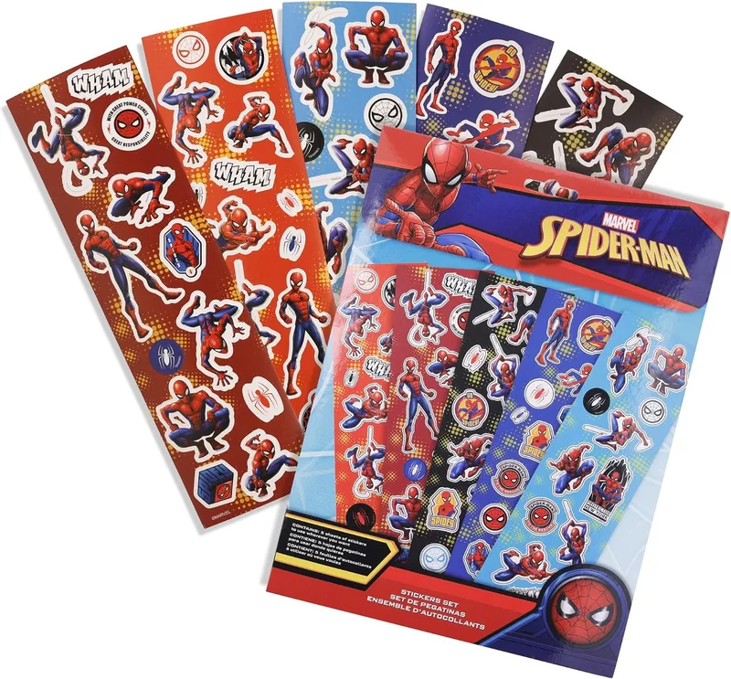 Spiderman ▫️ Conjunto de autocolantes do Homem-Aranha