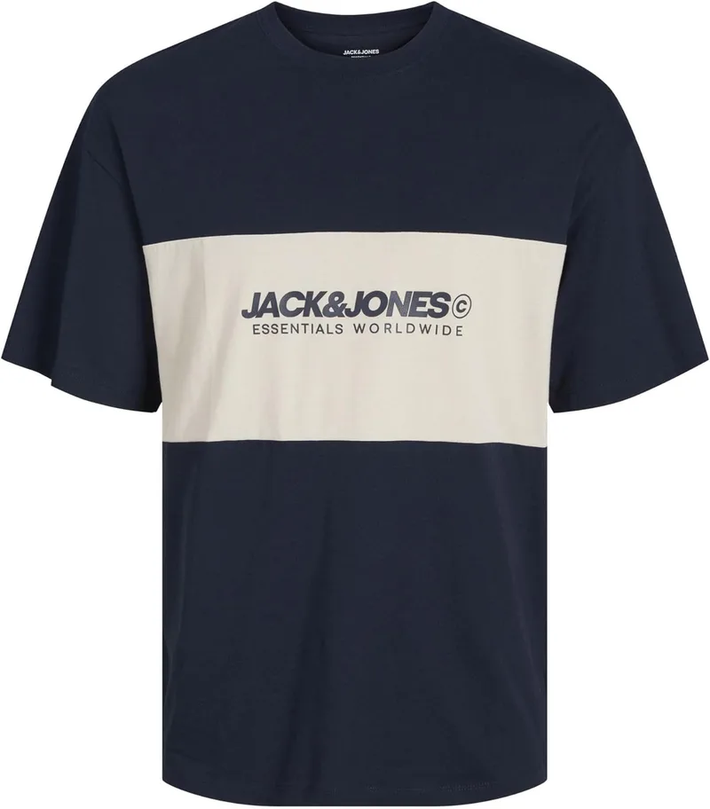 JACK & JONES ▫️ Jjelegacy - T-shirt de manga curta com gola redonda para homem (conjunto de 1)