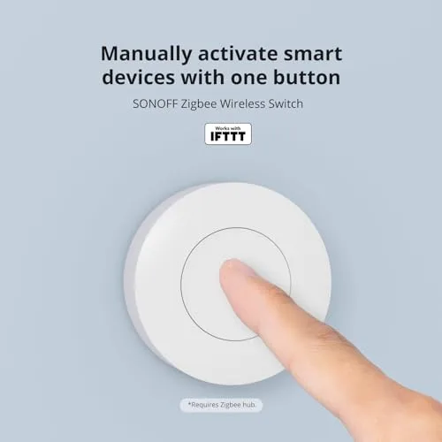 SONOFF ▫️ Interruptor sem fios Zigbee SNZB-01P, requer o hub ZigBee, botão de controlo multifuncional de três posições para dispositivos domésticos inteligentes, compatível com Alexa, SmartThings e IFTTT 2