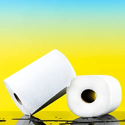 RENOVA ▫️ Maxiabsorption, Rolos de papel de cozinha XXL, Triplo, Branco - 1 rolo (embalagem de 2) 4