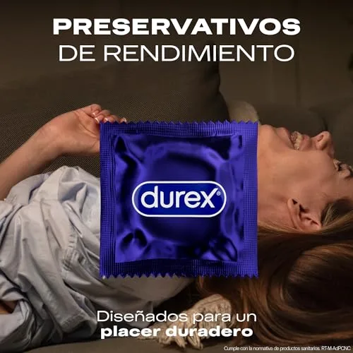 Durex ▫️ Pack Preservativos Prazer Prolongado, com lubrificante Performa à base de silicone, formato Easy-On, 96 preservativos 3