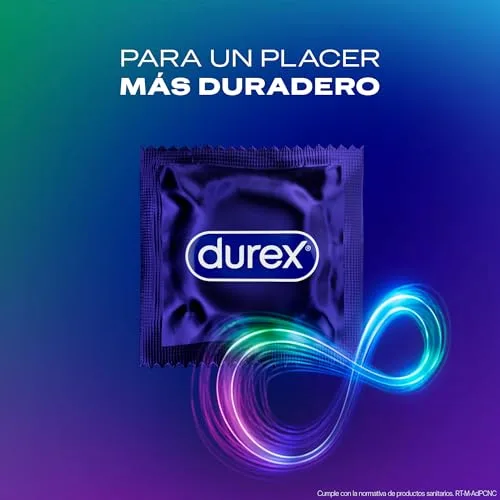 Durex ▫️ Pack Preservativos Prazer Prolongado, com lubrificante Performa à base de silicone, formato Easy-On, 96 preservativos 5