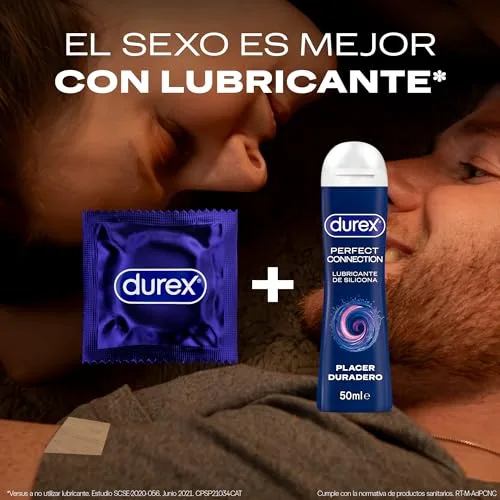 Durex ▫️ Pack Preservativos Prazer Prolongado, com lubrificante Performa à base de silicone, formato Easy-On, 96 preservativos 7